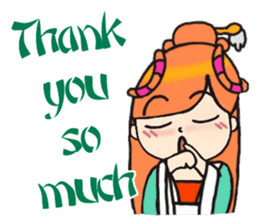 Nidgy : Traditional Girl (EN) Ver.1 sticker #5325789