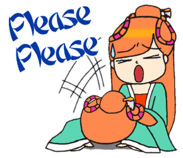 Nidgy : Traditional Girl (EN) Ver.1 sticker #5325790