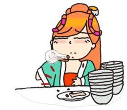 Nidgy : Traditional Girl (EN) Ver.1 sticker #5325793