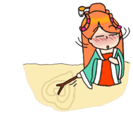 Nidgy : Traditional Girl (EN) Ver.1 sticker #5325795