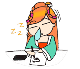 Nidgy : Traditional Girl (EN) Ver.1 sticker #5325801