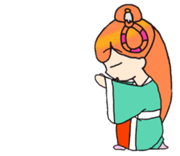 Nidgy : Traditional Girl (EN) Ver.1 sticker #5325807