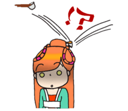 Nidgy : Traditional Girl (EN) Ver.1 sticker #5325809