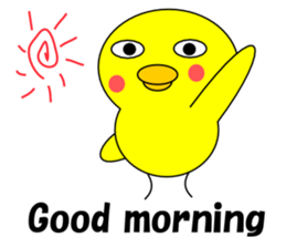 Loose chick English sticker #5326057