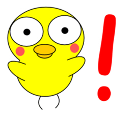 Loose chick English sticker #5326061