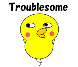 Loose chick English sticker #5326063