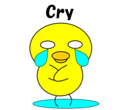 Loose chick English sticker #5326065