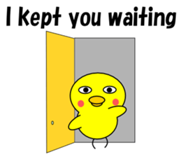 Loose chick English sticker #5326072