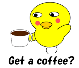 Loose chick English sticker #5326084