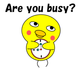 Loose chick English sticker #5326085