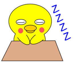 Loose chick English sticker #5326088