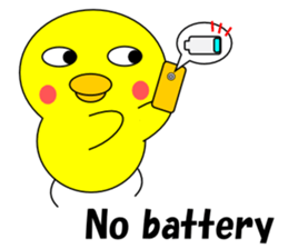 Loose chick English sticker #5326089