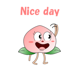 Conversation with peach English sticker #5326256