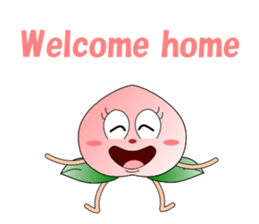 Conversation with peach English sticker #5326258