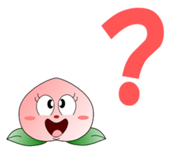 Conversation with peach English sticker #5326266