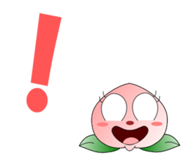 Conversation with peach English sticker #5326267