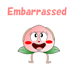 Conversation with peach English sticker #5326272