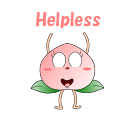 Conversation with peach English sticker #5326273