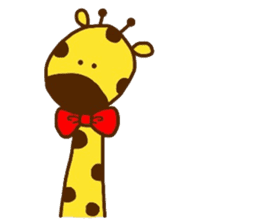 Giraffe rough LIFE sticker #5326376
