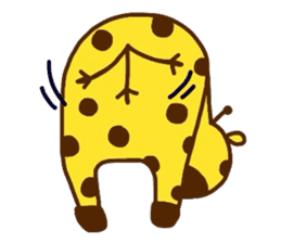 Giraffe rough LIFE sticker #5326383