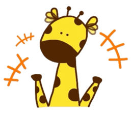 Giraffe rough LIFE sticker #5326394