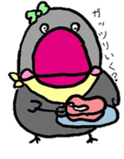 Java sparrow Mochiko sticker #5326497
