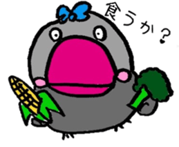 Java sparrow Mochiko sticker #5326520