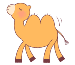 Pretty camel sticker #5326732