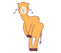 Pretty camel sticker #5326734