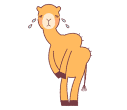 Pretty camel sticker #5326734