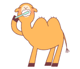 Pretty camel sticker #5326737