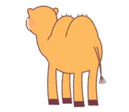 Pretty camel sticker #5326739