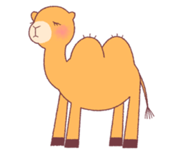 Pretty camel sticker #5326758