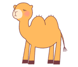 Pretty camel sticker #5326758
