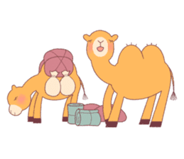 Pretty camel sticker #5326762