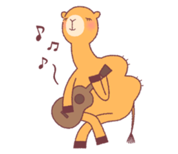 Pretty camel sticker #5326764