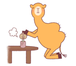 Pretty camel sticker #5326766