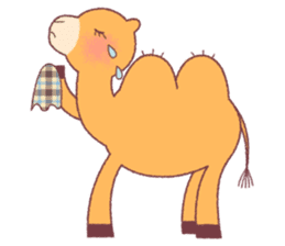 Pretty camel sticker #5326770