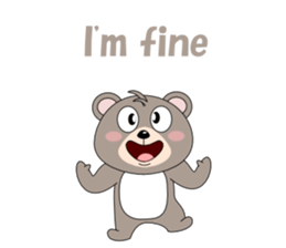 Conversation with bear English sticker #5326815