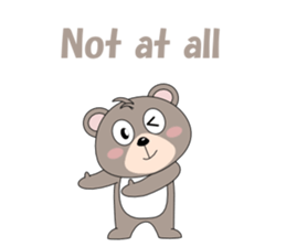 Conversation with bear English sticker #5326820