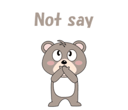 Conversation with bear English sticker #5326841