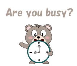 Conversation with bear English sticker #5326843