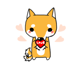 shiba dog sticker #5326932