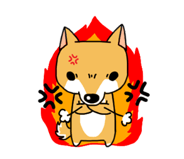 shiba dog sticker #5326953