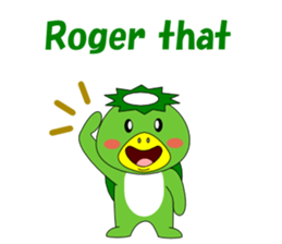 Conversation with Kappa English sticker #5327289