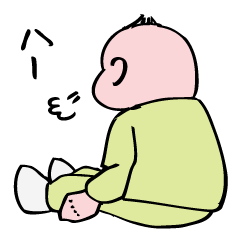 Even baby is annoyed by something.