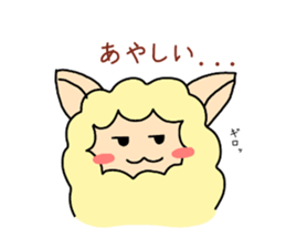 cute alpaca sticker sticker #5327382