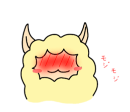 cute alpaca sticker sticker #5327387