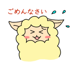 cute alpaca sticker sticker #5327392