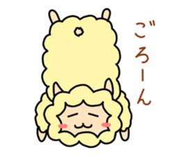 cute alpaca sticker sticker #5327404